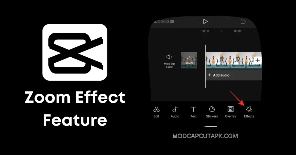 CapCut Mod Apk Zoom effect